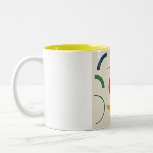 Tasse 2 Couleurs Curves in Sequence (Gauche)