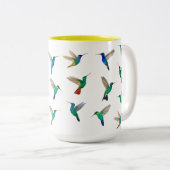 Tasse 2 Couleurs Custom hummingbirds (Devant droit)