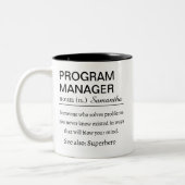 Tasse 2 Couleurs Custom Program Manager Definition (Gauche)