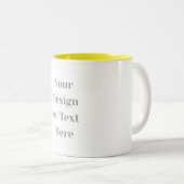 Tasse 2 Couleurs Customizable Your Design or Text Here Personalized (Devant droit)