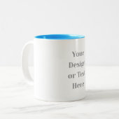 Tasse 2 Couleurs Customizable Your Design or Text Here Personalized (Devant gauche)