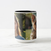 Tasse 2 Couleurs Customized with two photos (Centre)