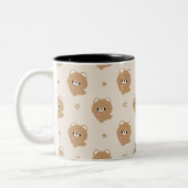Tasse 2 Couleurs Cute Amour Ours Brown (Gauche)