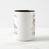 Tasse 2 Couleurs Cute and Funny Husky (Centre)