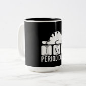 Tasse 2 Couleurs Cute Animal Périodique Table Drôle Chimie Chat (Devant gauche)