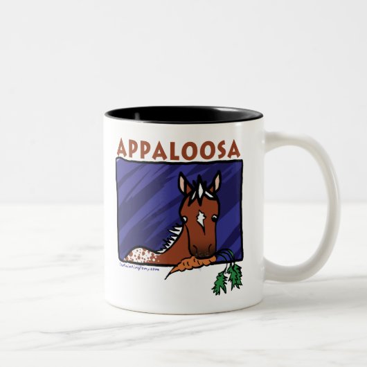 Tasse 2 Couleurs Cute Appaloosa (Droit)