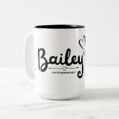 Tasse 2 Couleurs Cute Art Coffee Cup (Devant gauche)