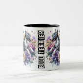 Tasse 2 Couleurs Cute Bull Terrier (Centre)