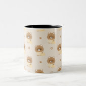 Tasse 2 Couleurs Cute castor (Centre)