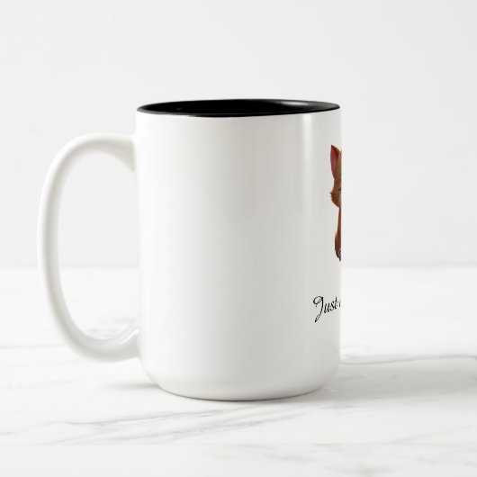Tasse 2 Couleurs Cute cat (Gauche)