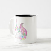 Tasse 2 Couleurs Cute Caticorn (Devant gauche)