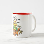 Tasse 2 Couleurs Cute Chaotic Animal Stack Meme – Available on Tees (Devant droit)