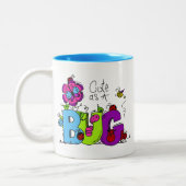 Tasse 2 Couleurs Cute comme un bug (Gauche)