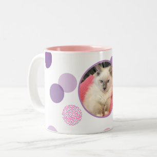 Tasse 2 Couleurs CUTE CONFETTI SPOT PHOTO moderne enfant photo d'an