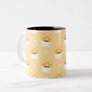 Tasse 2 Couleurs Cute Corgi