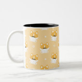 Tasse 2 Couleurs Cute Corgi (Gauche)