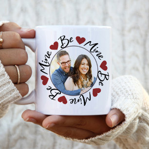 Tasse 2 Couleurs Cute Couple Valentine's Day Be Mine Photo