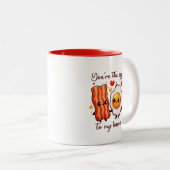 Tasse 2 Couleurs Cute Funny Kawaaii Food Pun Saint Valentin (Devant droit)