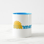 Tasse 2 Couleurs Cute & Funny Summer Mug- Perfect Gift for Friends  (Centre)