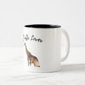 Tasse 2 Couleurs Cute Giraffe Brown (Devant droit)