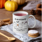 Tasse 2 Couleurs Cute Halloween Fantômes Araignée Citrouille Épice 