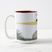 Tasse 2 Couleurs Cute Heron et Ladybug (Gauche)