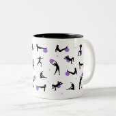 Tasse 2 Couleurs Cute I Love Pilates (Devant droit)