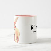 Tasse 2 Couleurs Cute Kangaroo Love You Funny Pun (Centre)