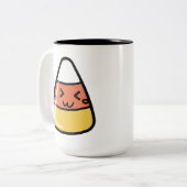 Tasse 2 Couleurs Cute Kawaii Candy Corn (Devant gauche)