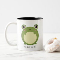 Cute Kawaii Frog avec texte personnalisé