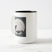 Tasse 2 Couleurs Cute Kitty Chat (Devant gauche)