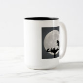 Tasse 2 Couleurs Cute Kitty Chat (Devant droit)