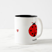 Tasse 2 Couleurs Cute Ladybug (Devant droit)