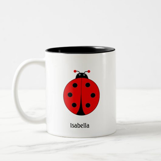 Tasse 2 Couleurs Cute Ladybug (Gauche)