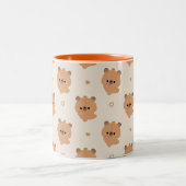 Tasse 2 Couleurs Cute Love Capybara (Centre)