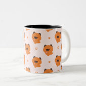 Tasse 2 Couleurs Cute Love German Shepherd Puppy (Devant droit)