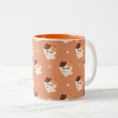 Tasse 2 Couleurs Cute Love Tortie Cat (Devant droit)