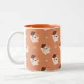 Tasse 2 Couleurs Cute Love Tortie Cat (Gauche)