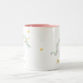 Tasse 2 Couleurs Cute Magic Unicorn et Star (Centre)