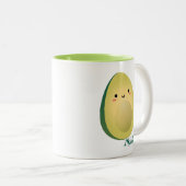 Tasse 2 Couleurs Cute Matching Couple Avocados Funny Lets Avocuddle (Devant droit)