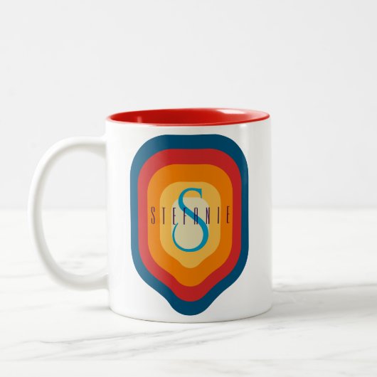 Tasse 2 Couleurs Cute Musique personnalisée (Gauche)