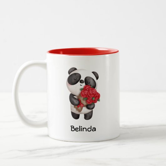 Tasse 2 Couleurs Cute Panda (Gauche)