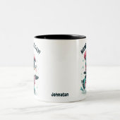 Tasse 2 Couleurs Cute Penguin “Have an Ice Day” Personalized Christ (Centre)