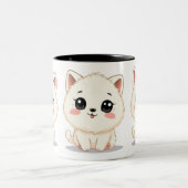 Tasse 2 Couleurs Cute petite chatte (Centre)