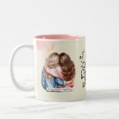 Tasse 2 Couleurs Cute Pink Best Friend Quote (Gauche)
