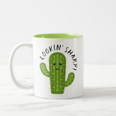 Tasse 2 Couleurs Cute Plante Lover Cactus Cherche Sharp (Gauche)