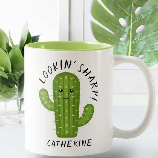 Tasse 2 Couleurs Cute Plante Lover Cactus Cherche Sharp