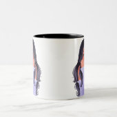 Tasse 2 Couleurs Cute Pose Musique (Centre)