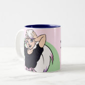 Tasse 2 Couleurs Cute Punk Anime Ado Nom de la fille (Devant gauche)