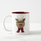 Tasse 2 Couleurs Cute Reindeer (Gauche)